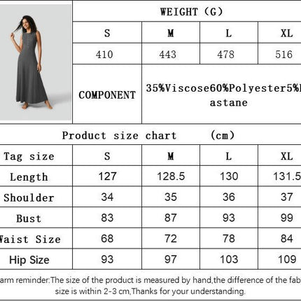 Women Summer Casual Sleeveless Maxi Sundress Button Fit & Flare A-Line Flowy Long Dresses
