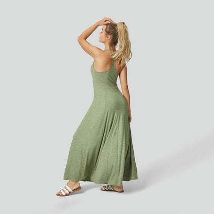 Women Summer Casual Sleeveless Maxi Tank Dress Fit Flare A-Line Flowy Long Dresses
