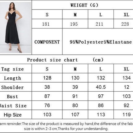 Women's Sleeveless Spaghetti Strap Satin Dress Cocktail Evening Party Cowl Neck Maxi Dresses