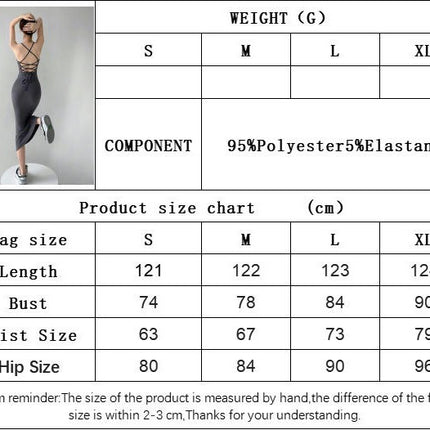 Women's Sexy Sleeveless Spaghetti Strap Backless Lace Up Bodycon Midi Club Dress
