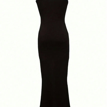 Women's Sexy Bodycon Maxi Dresses Sleeveless Spaghetti Strap Cocktail Party Long Dress