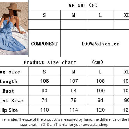 Women's Halter V Neck Midi Dress Backless A Line Flowy Tiered Ruffled Summer Dresses