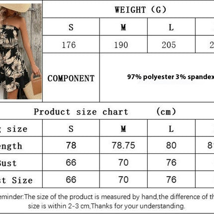 Women's Floral Tube Mini Dress Strapless Backless Tie Waist Ruffled A Line Flowy Dresses