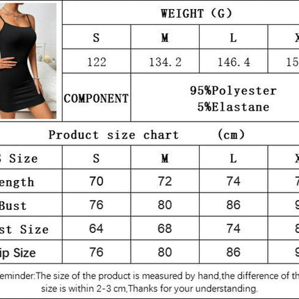 Sexy Spaghetti Strap Bodycon Mini Dress for Women Backless Club Party Night Short Dresses