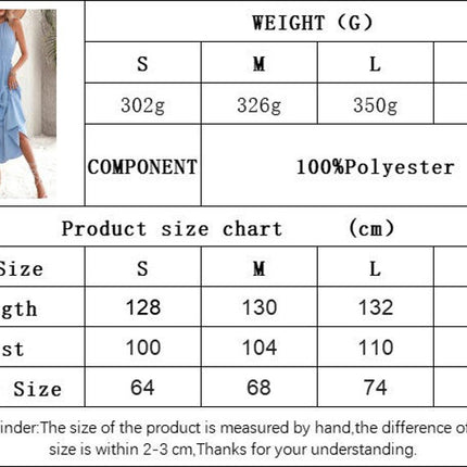 Women's Summer Boho Maxi Dress Halter Sleeveless Flowy Tiered Ruffle Long Dresses