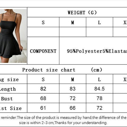 Womens Spaghetti Strap Mini Dress Sleeveless Layered Ruffle Flowy Dresses