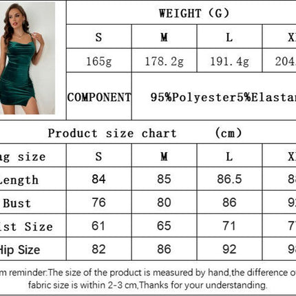 Women's Sleeveless Cowl Neck Spaghetti Straps Ruched Split Velvet Cocktail Party Mini Dress