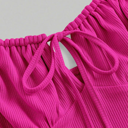 Womens Spaghetti Strap Dress Drawstring Square Neck Sleeveless Bodycon Long Dresses