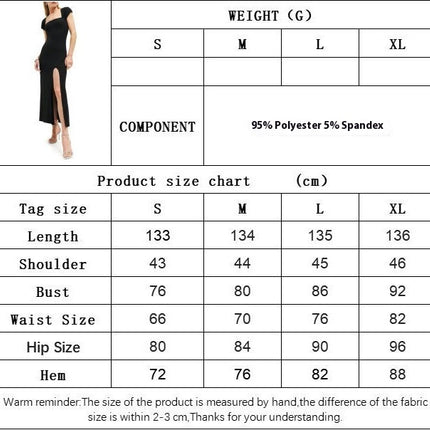Women's Square Neck Cap Sleeve Maxi Dress Sexy Split Bodycon Summer Long Dress