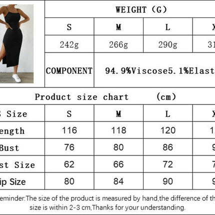 Women's Spaghetti Strap Sexy Dress Ruched Bodycon Backless Split Midi Dresses