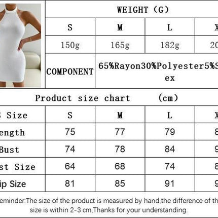 Women's Sexy Club Dress Summer Halter Backless Sleeveless Party Bodycon Mini Dress
