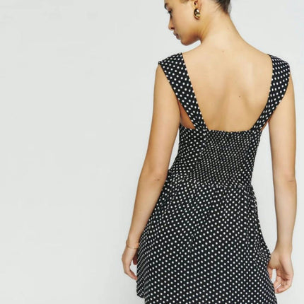 Casual Dresses for Women Sleeveless Summer Mini Dress A Line Sweetheart Neck Sundresses
