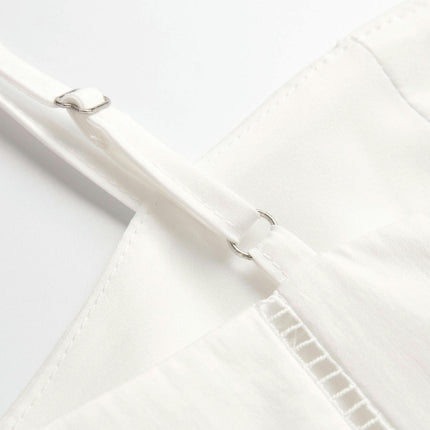 Casual Summer Dresses for Women Spaghetti Strap Square Neck Midi Corset Dresses
