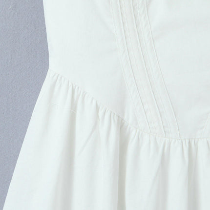 Sexy Corset Sundresses for Women Summer Spaghetti Strap Sleeveless Midi Dresses