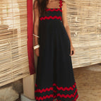 Black ripple red