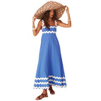 Blue ripple white