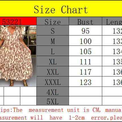 Women's Summer Short Sleeve V Neck Casual Loose Flowy Print Maxi Dresses