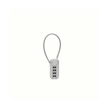 Wire Rope Password Lock School Bag Backpack Trolley Case Pen Bag Mini Password Padlock