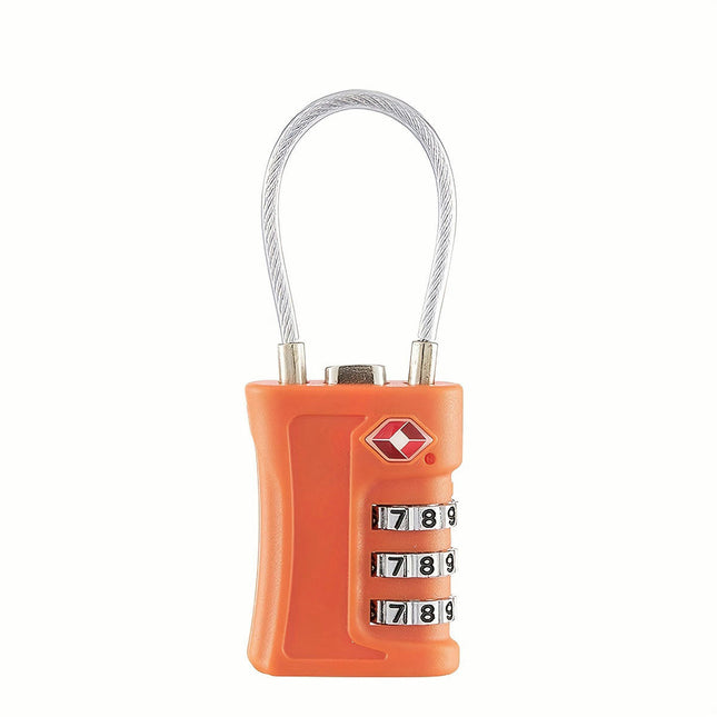 Wire Combination Lock Travel Luggage Lock Customs Padlock TSA Lock