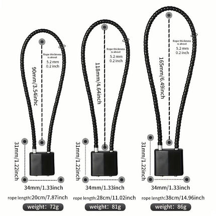 1pc Luggage Locks, 3 Digit Combination Lock, Password Padlock For Travel Suitcase Lockers