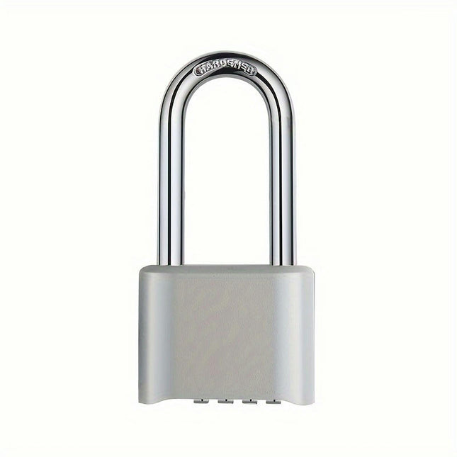 Heavy Duty Combination Lock, 4 Digit Resettable Weatherproof Padlock For Lockers