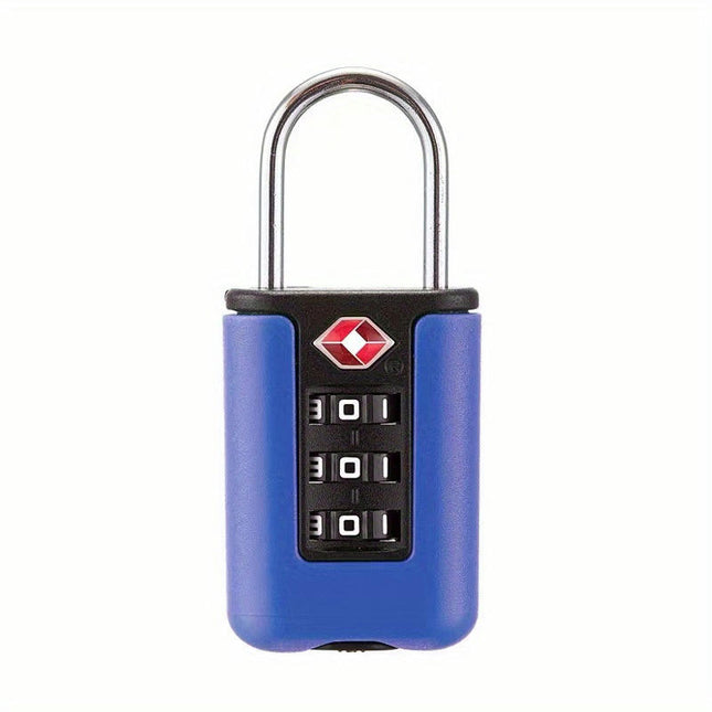 Aluminum Alloy Lock, Anti Theft Portable Passwords Lock Luggage Lock For Travel & Vacation