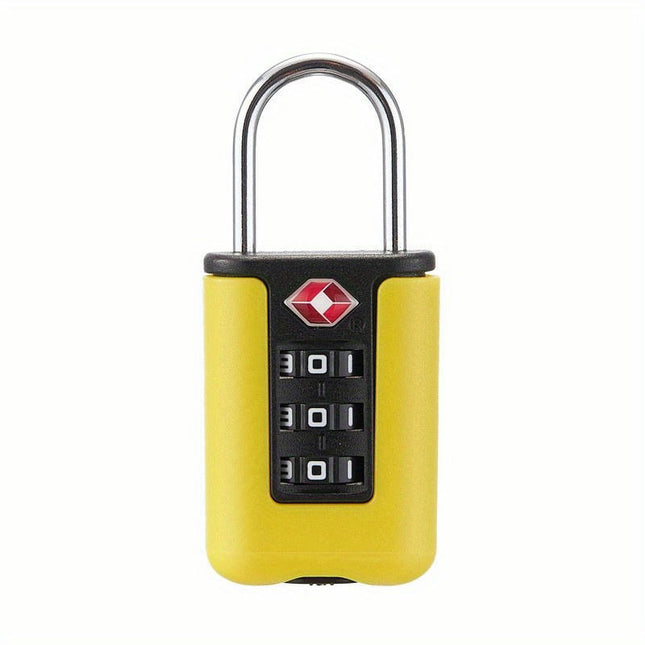Aluminum Alloy Lock, Anti Theft Portable Passwords Lock Luggage Lock For Travel & Vacation