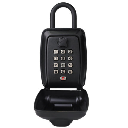 Key Lock Box, Portable Combination Lockbox Wall-Mounted Key Storage Box for House Keys