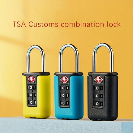 Combination Lock, 3 Digit Combination Padlock, For Athletic Lockers, Fences, Toolboxes, Boxes