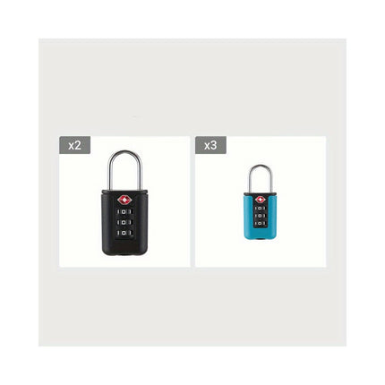 Combination Lock, 3 Digit Combination Padlock, For Athletic Lockers, Fences, Toolboxes, Boxes