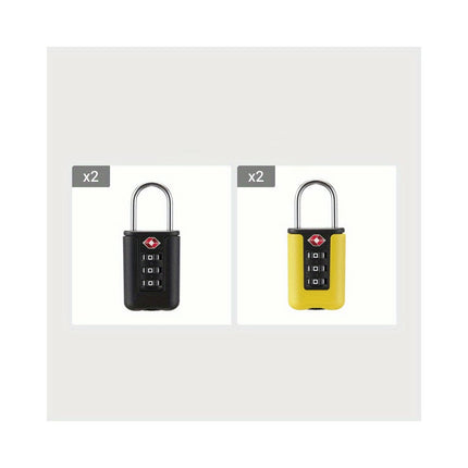 Combination Lock, 3 Digit Combination Padlock, For Athletic Lockers, Fences, Toolboxes, Boxes