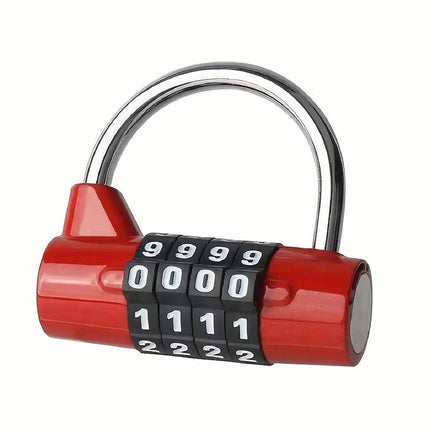Multifunctional Combination 4 Digit Security Padlock Gym Locker Door Padlock