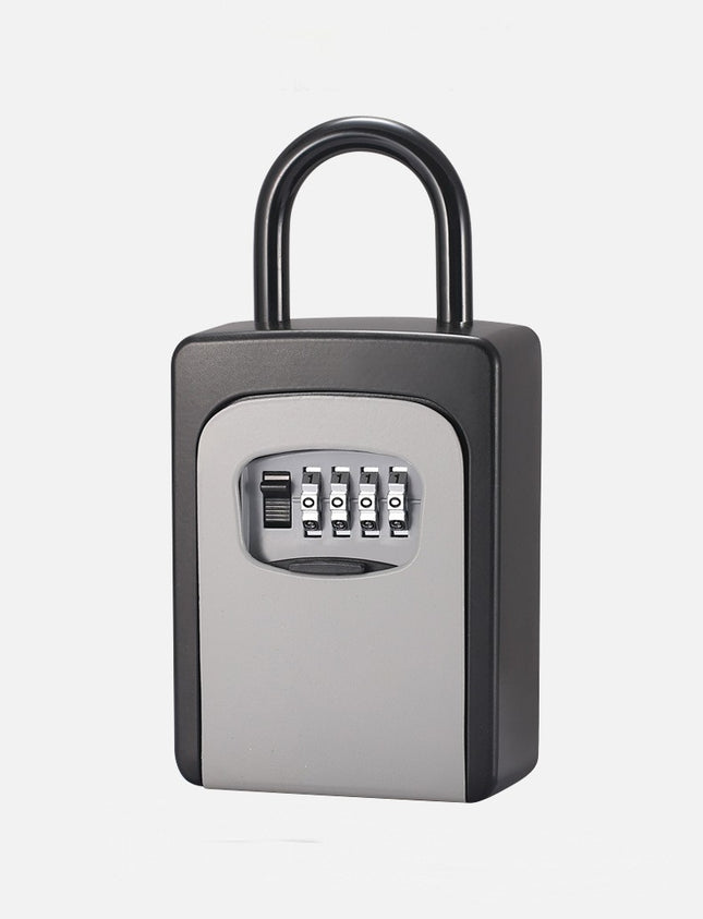 Key Lock Box, [2 Pack] Wall Mounted Key Safe Box  With Removable Shackle For Indoor Outdoor