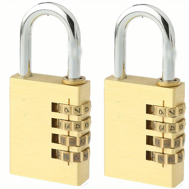 Pure Copper Combination Lock Combination Padlock Luggage Padlock Anti-pick Padlock Door Locks