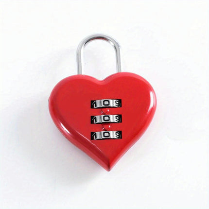Heart Lock Password Lock Case Bag Password Lock Mini Backpack Password Lock Luggage Password Lock