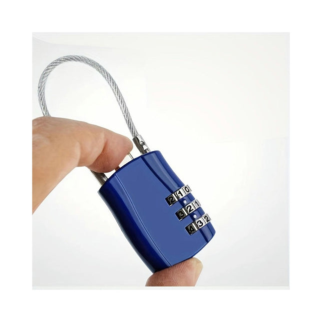 Compact Zinc Alloy Combination Lock-Waterproof & Rust-Resistant for Outdoor, Home, Gym Locker