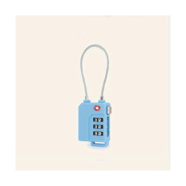 Metal Combination Lock for Travel, Durable Luggage Padlock Ideal for Suitcases & Backpacks