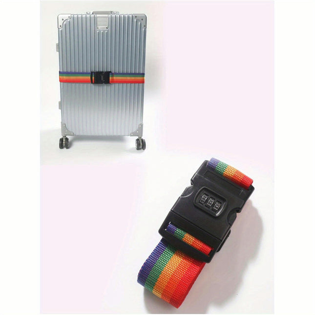 2-Pack Minimalist Business Luggage Straps TSA Approved Combination Locks, Durable Anti-Theft