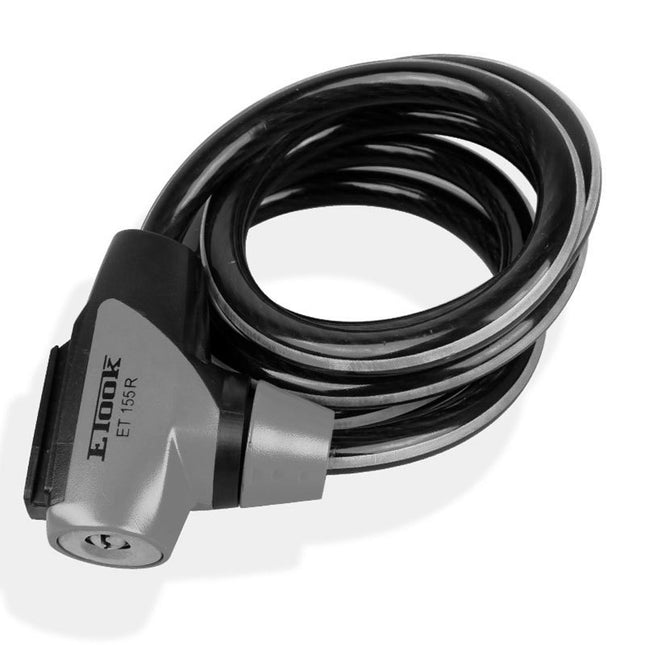 Anti-Theft Bike Lock, Stainless Steel Cable with Reflective Strip Bike Lock