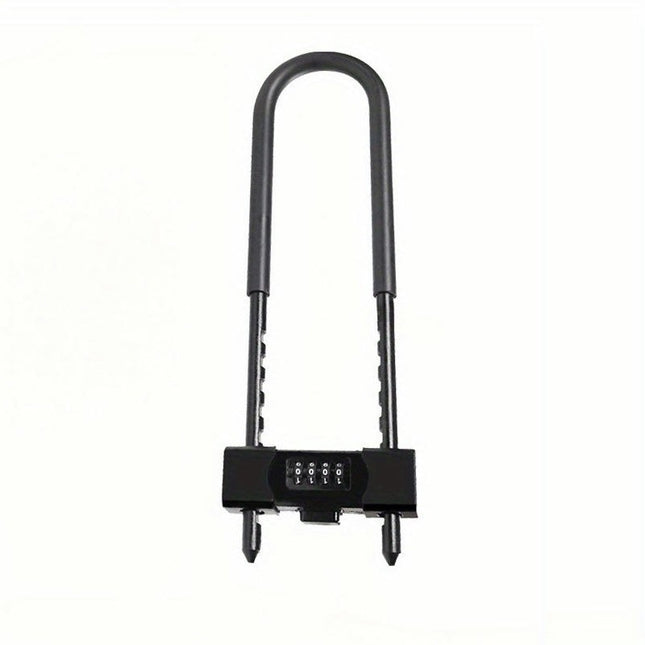 1PC Combination U-Lock Padlock for Bicycle, Electric Motorcycle, Glass Door, and Gate Security