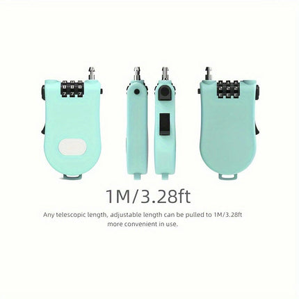 Mechanical Combination Lock for Travel and Outdoor Use: ABS Body, No Electricity, Easy to Use