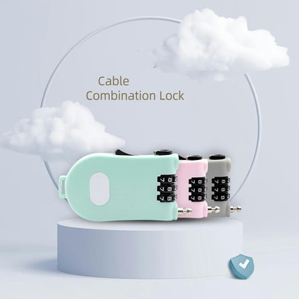 Mechanical Combination Lock for Travel and Outdoor Use: ABS Body, No Electricity, Easy to Use