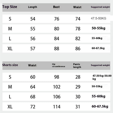 Yoga Wear Sports Two-Piece Set Women T-Shirt Shorts Outdoor Running Training Fitness Set