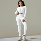 9310 long sleeve+trousers set-milk white