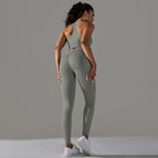 6621 loose bras+trousers set-gray AB