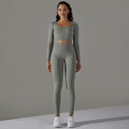 6621 long-sleeved+trousers set-gray AB