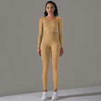 6621 long-sleeved+trousers set-Earth yellow
