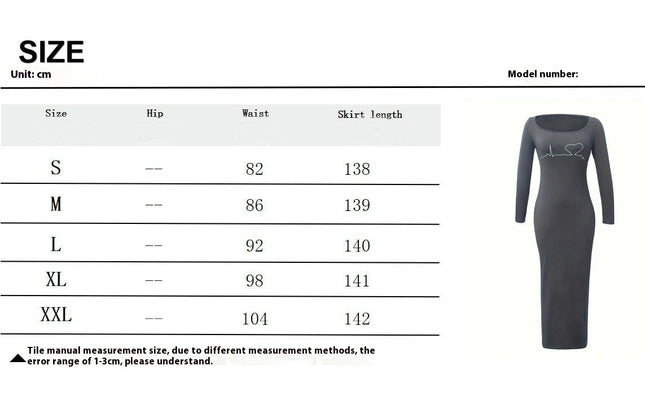 Womens Casual Long Sleeve Bodycon Dress SexyScoop Neck Soft Maxi Dresses