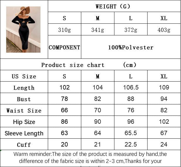 Women's Velvet Long Sleeved Dresses Square Neck Ruched Cut Out Bodycon Midi Dress