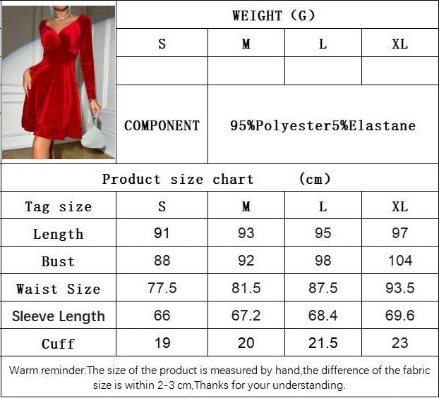 Womens Wrap V Neck Long Sleeve A Line Cocktail Party Swing Flare Skater Velvet Mini Dress